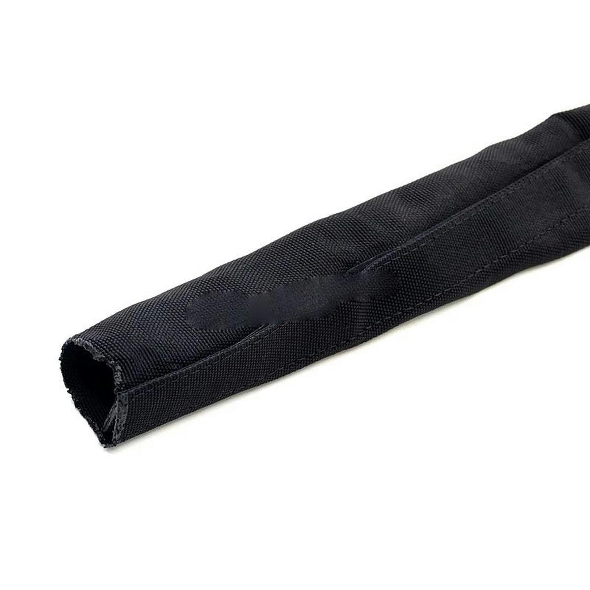 Manicotto per cavo riutilizzabile con nastro adesivo 10 mm - 100 mm Calza flessibile in nylon con chiusura automatica Imbracatura Gestione guaina Avvolgicavo di protezione-Nero-100 mm-3 metri