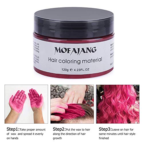 Cera temporal para cabello - Color natural en crema 4.23 oz miniatura 4