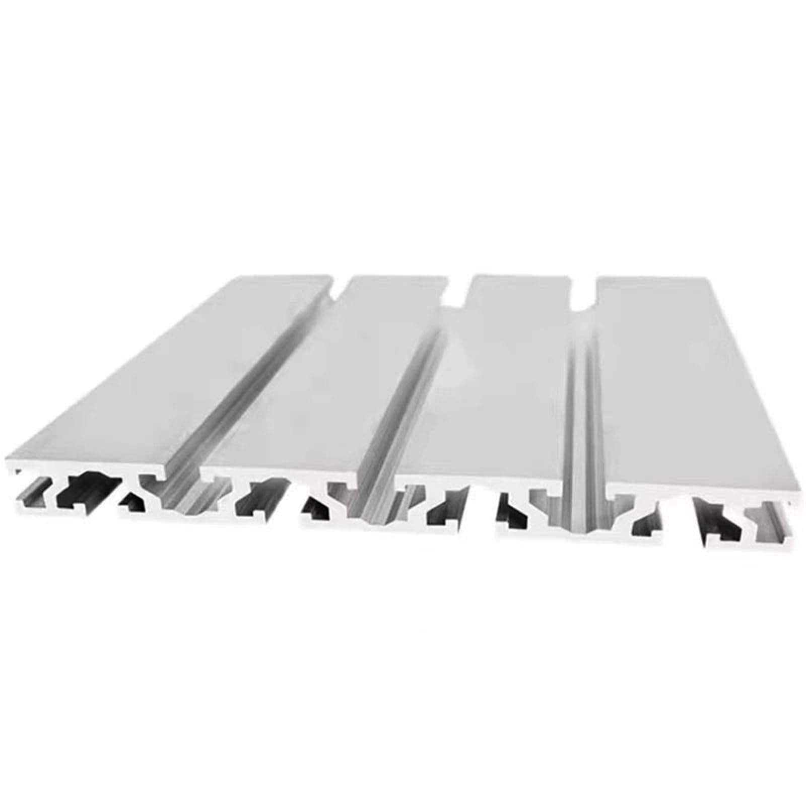 GTPBAO 15180 Profilo in alluminio estruso con scanalatura a T, sezione 15x180 mm, telaio lineare piano anodizzato argento for telai di macchinari Binario estruso(150mm long)