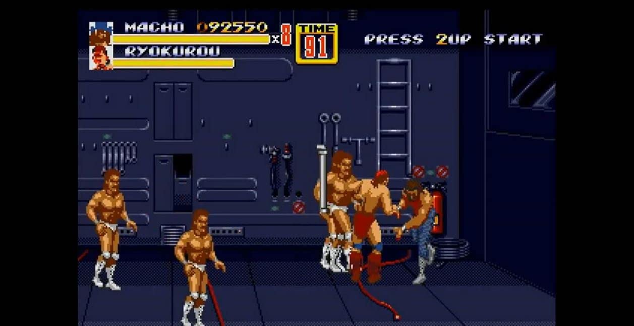 Royal Retro Streets Of Rage 2 W W F Sega Genesis Mega Drive 16 Bit Game Cartridge Very rare image 2