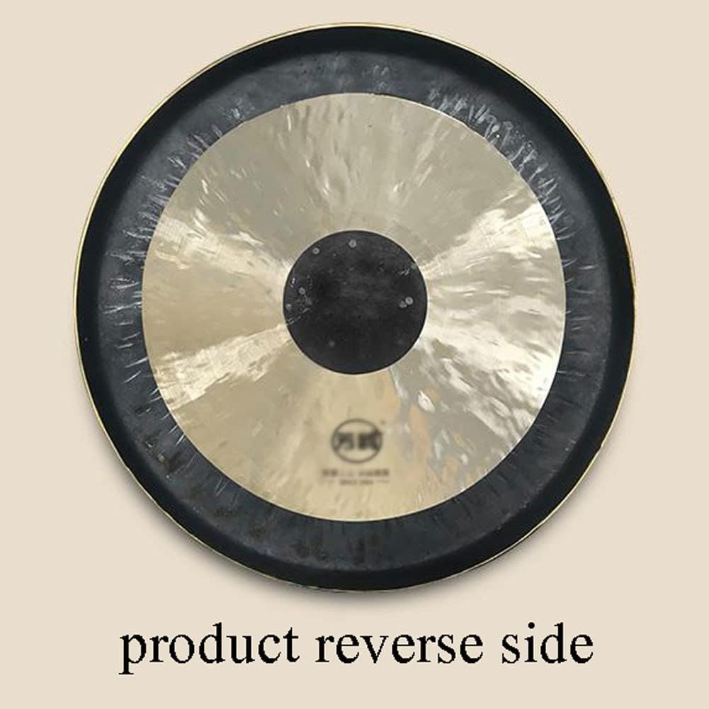 HYQHYX ゴング 鐘 ゴング - 50cm 手作りのゴング/ロープと中国の木槌