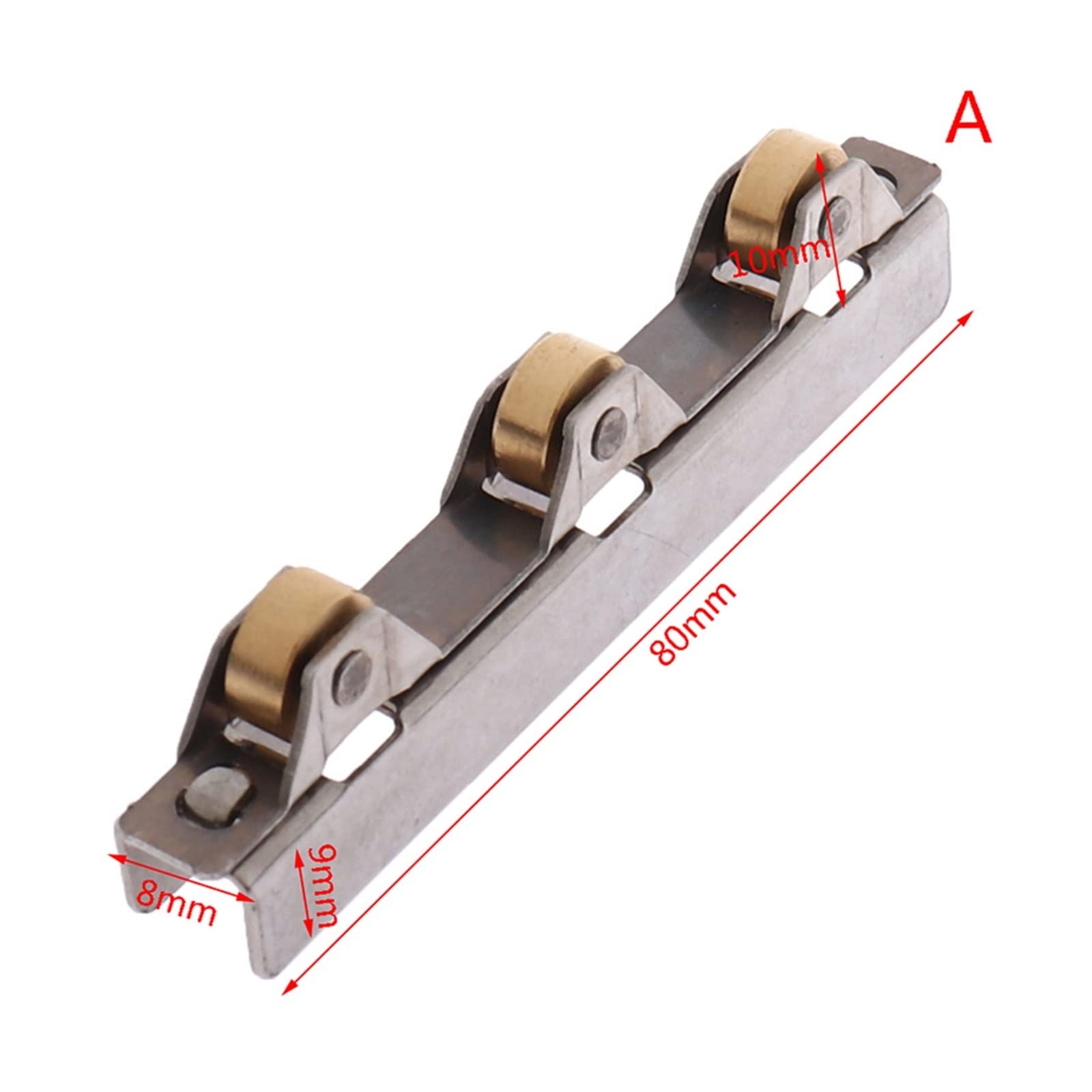 Schiebetür-Riemenscheibe Für Duschkabinen – Nylon Mit Kupferlager, Für 4-6mm Glas, Einfach Einstellbar