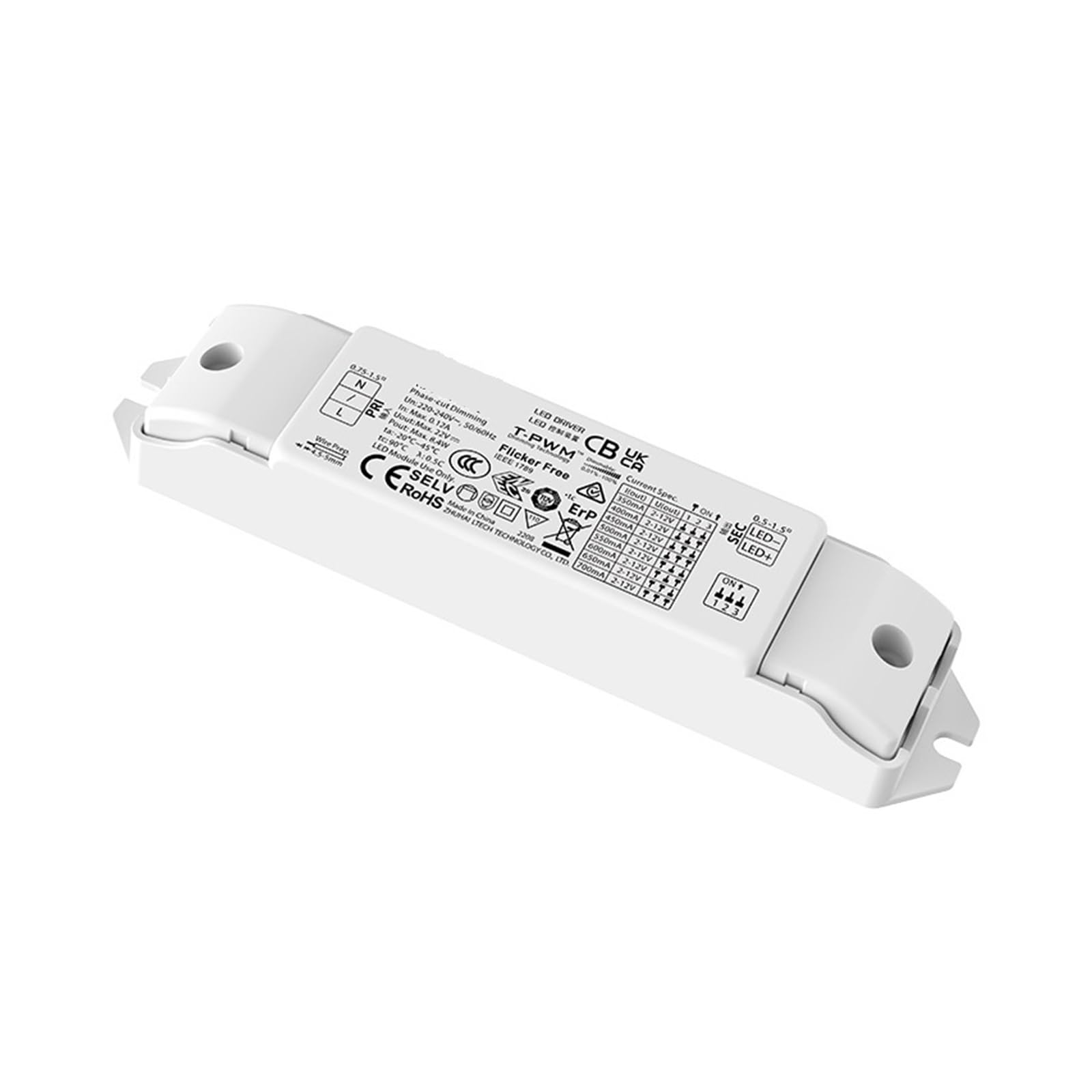 Pilote Triac LED à Courant Constant 9W 350-700mA Transformateur Variable Frontier