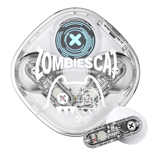 Écouteurs Bluetooth Clip Oreille ZOMBIES CAT M100 - Réduction De Bruit ENC, Léger, Écran Tactile - 11