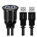 Cable de montaje empotrado de Bolongking, 1 m, USB 3.0 dual, para...