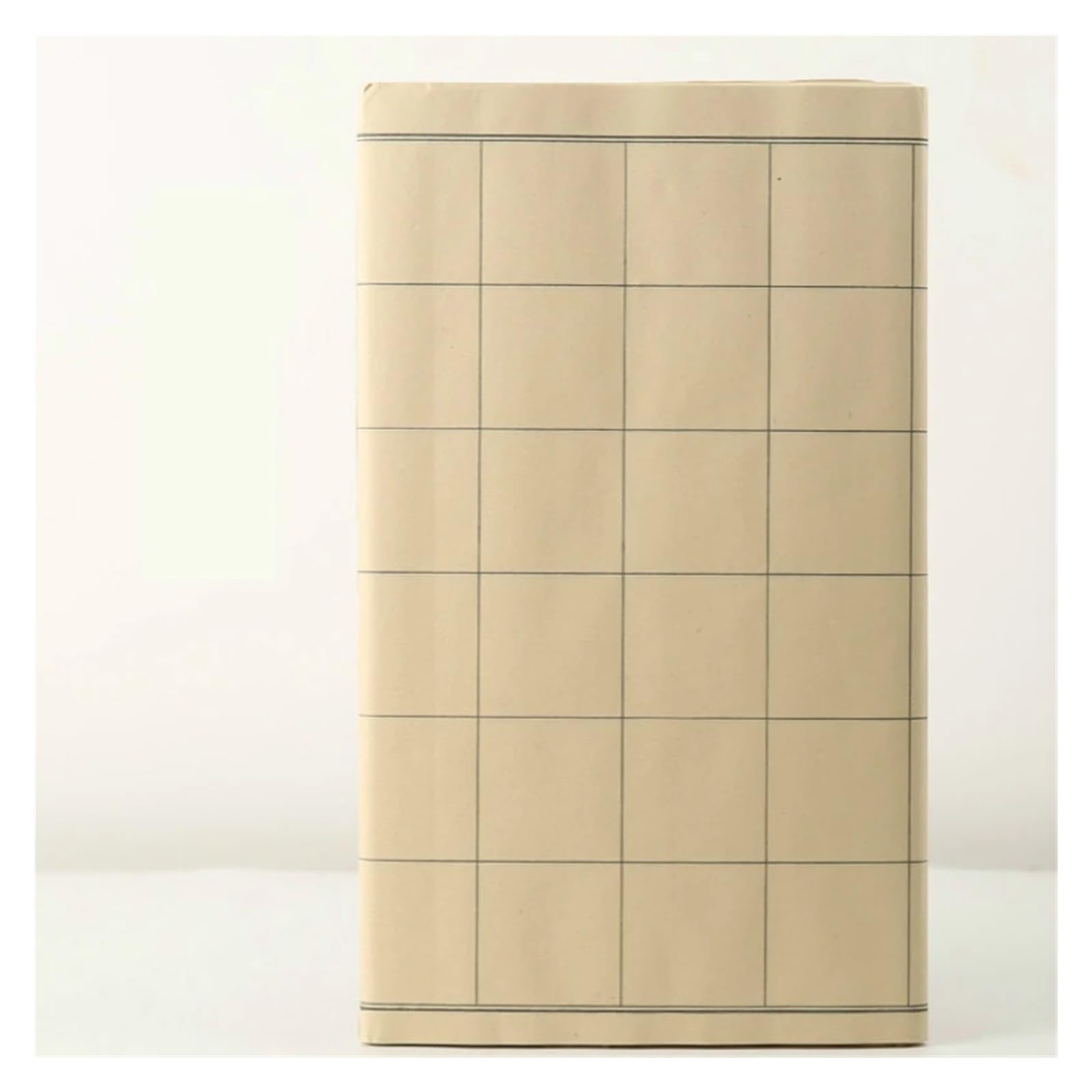 MIUYTRN Papier do chińskiej kaligrafii Początkujący Praktyka kaligrafii Papier Xuan Zagęścić siatki Pulpa bambusowa Półdojrzały papier ryżowy Papel cuicui(A5)