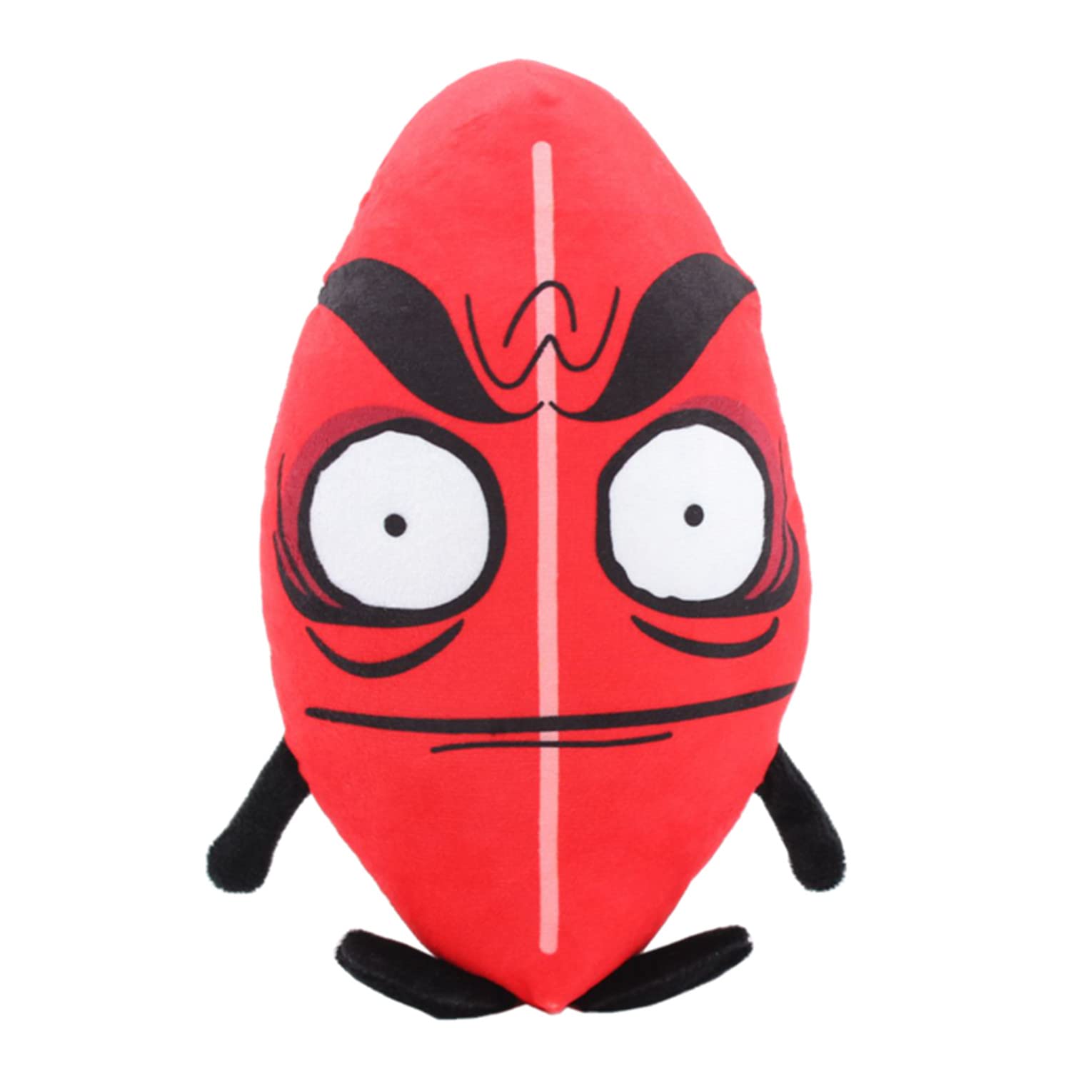 uiuoutoy Battle For Dream Island Plush Toys Leafy Firey Stuffed Doll Figures (Evil Leafy)