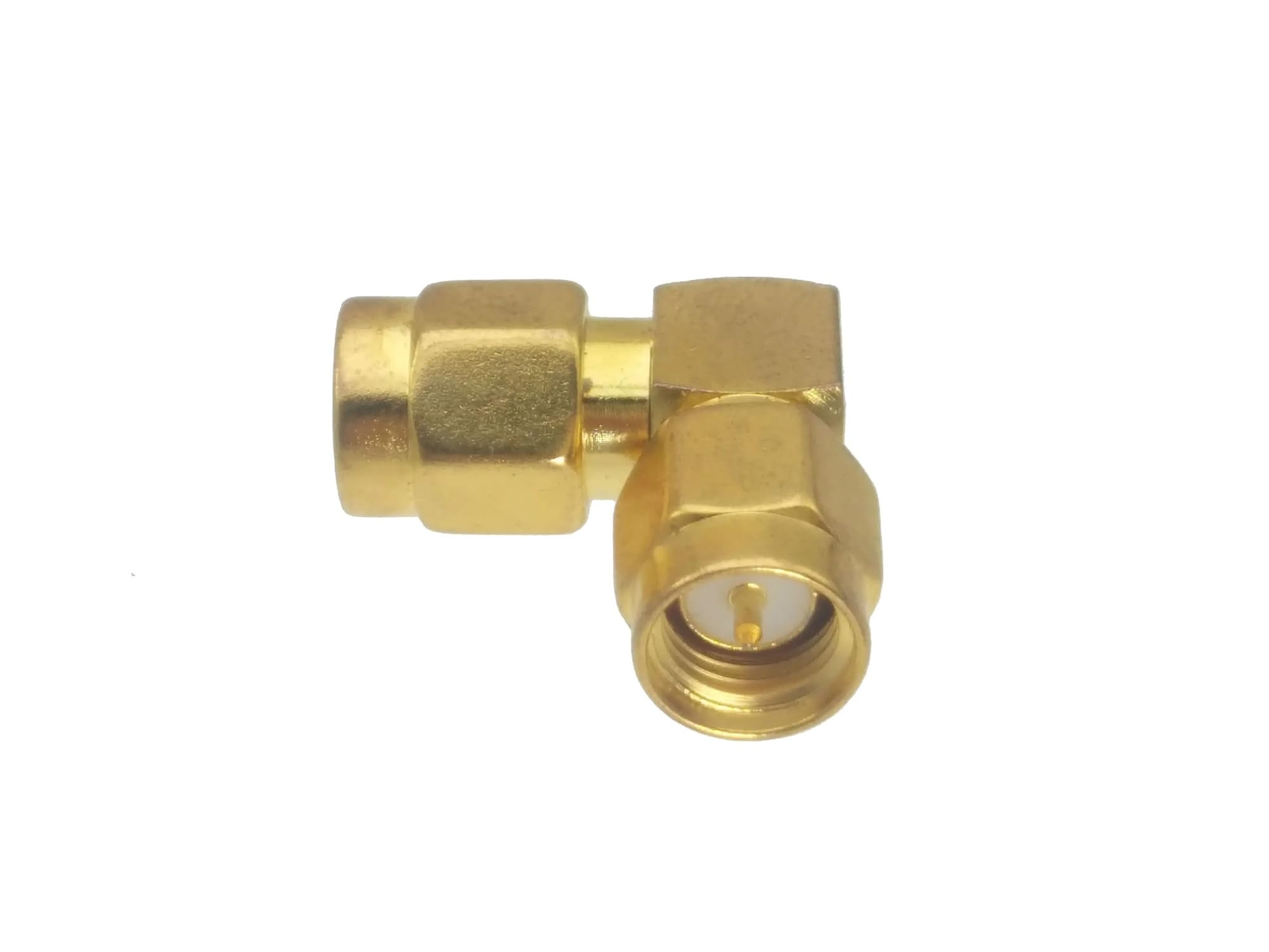 Adaptateur coaxial RF à angle droit SMA mâle vers SMA mâle 50 Ohm 90 degrés Plug to Plug