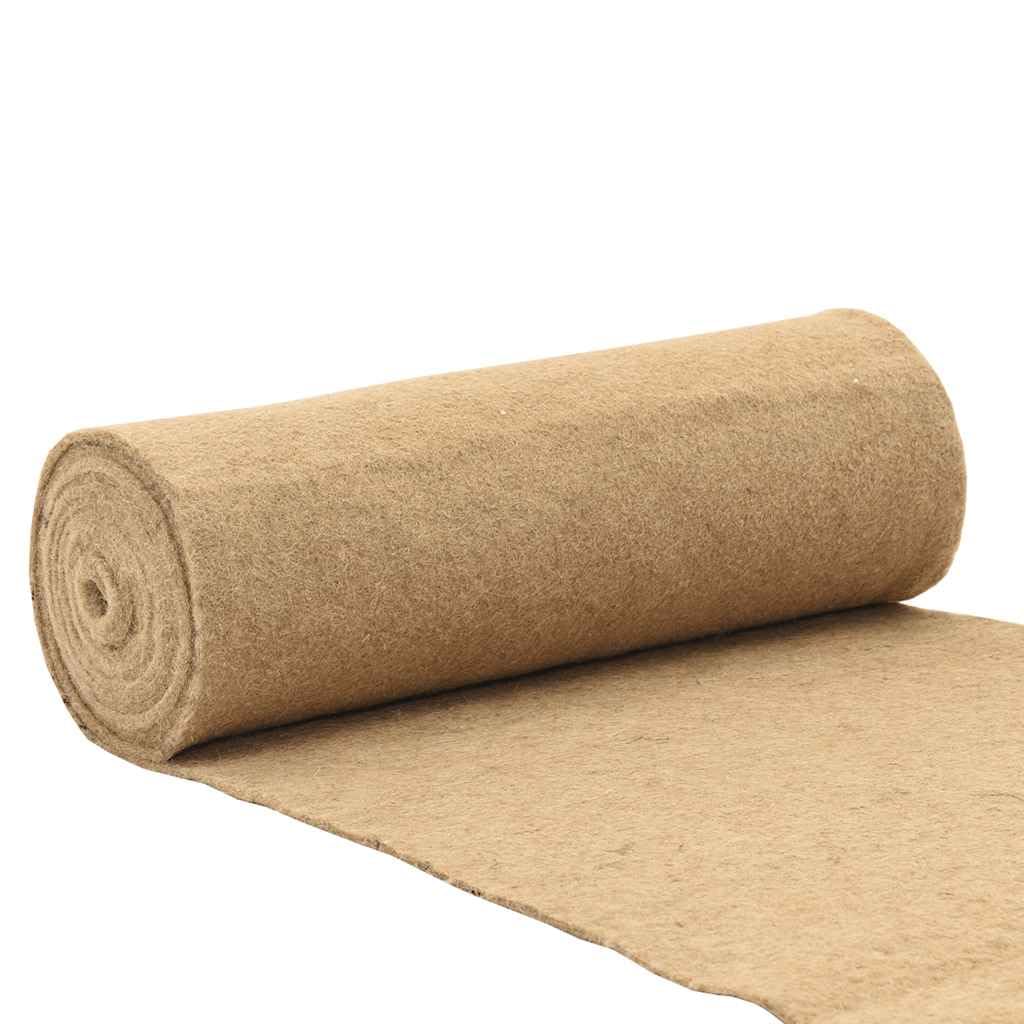 Alfombra de cáñamo 0,5 x 5 m para roedores, 5 mm de grosor, alfombra para roedores para animales pequeños, alfombrilla para jaula para conejos, cobayas, hámsters