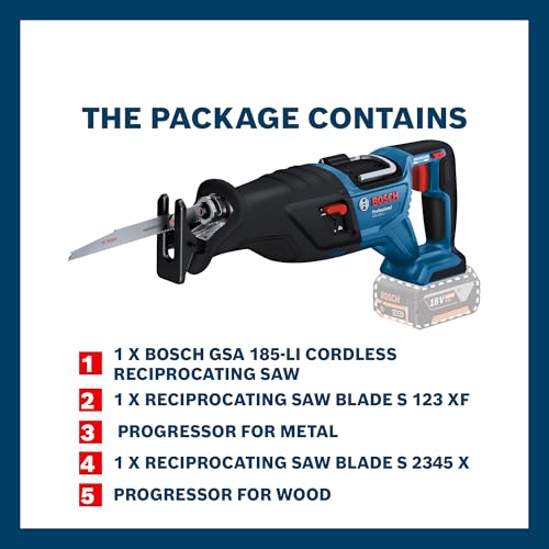 Image of Bosch Professional GSA 185-Li Cordless Reciprocating Saw