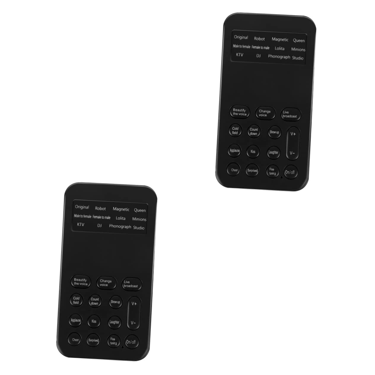 Mikinona 2pezzi Mini Scheda Audio Portatile Con Effetti Sonori Cambia Voce Per Giochi e Chat Compatibile Con Smartphone e Computer Facile Da Trasportare Software Necessario