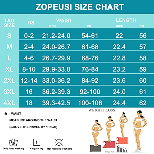 Zopeusi Women Waist Trainer Corset Tummy Control Zipper Vest Workout Body Shaper Cincher Tank Top With Straps… Beige #TOP6
