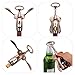 OBALY Wing Corkscrew Wine Opener Set of 3 Pcs Wine Corkscrew Opener/Corkscrews Wine Openers with Foil Cutter and Wine Stopper (black)…