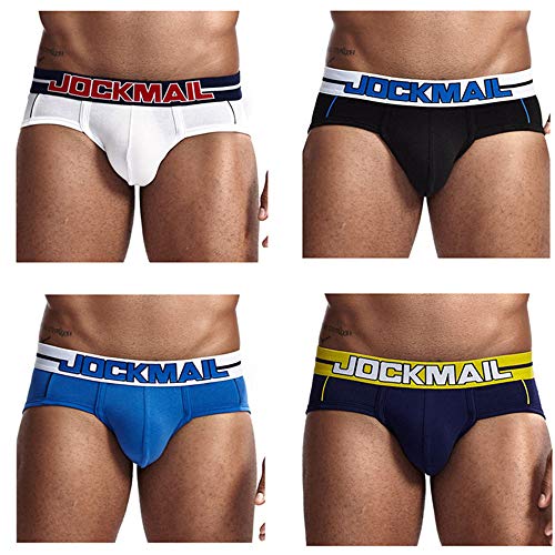 4PCS/Pack Cotton Men Briefs Mens Underwear Super Soft Sexy Mens Briefs Male Panties