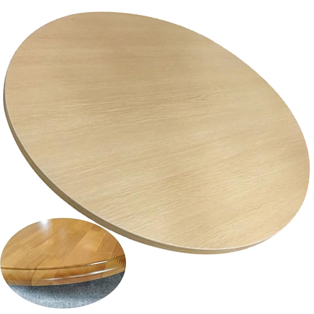 Drewniany gramofon Lazy Susan, 36 cali, duża, okrągła taca do serwowania na stół w jadalni, obrotowa płyta dla łatwego dostępu, idealne akcesoria kuchenne, 90 cm, drewniana taca do serwowania