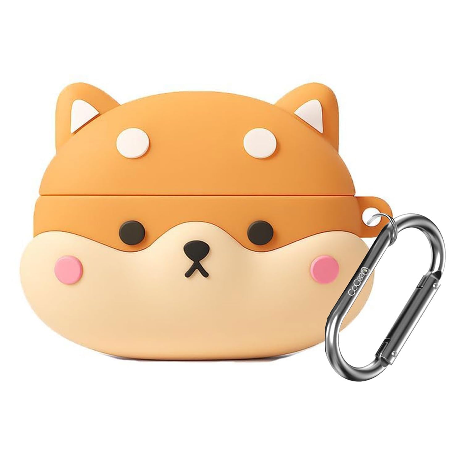 Cocoonkart Cute Cartoon Funny Silicone Case Cover Compatible for OnePlus Nord Buds 3 | 3 Pro (Shiba Dog Style)-picture-29