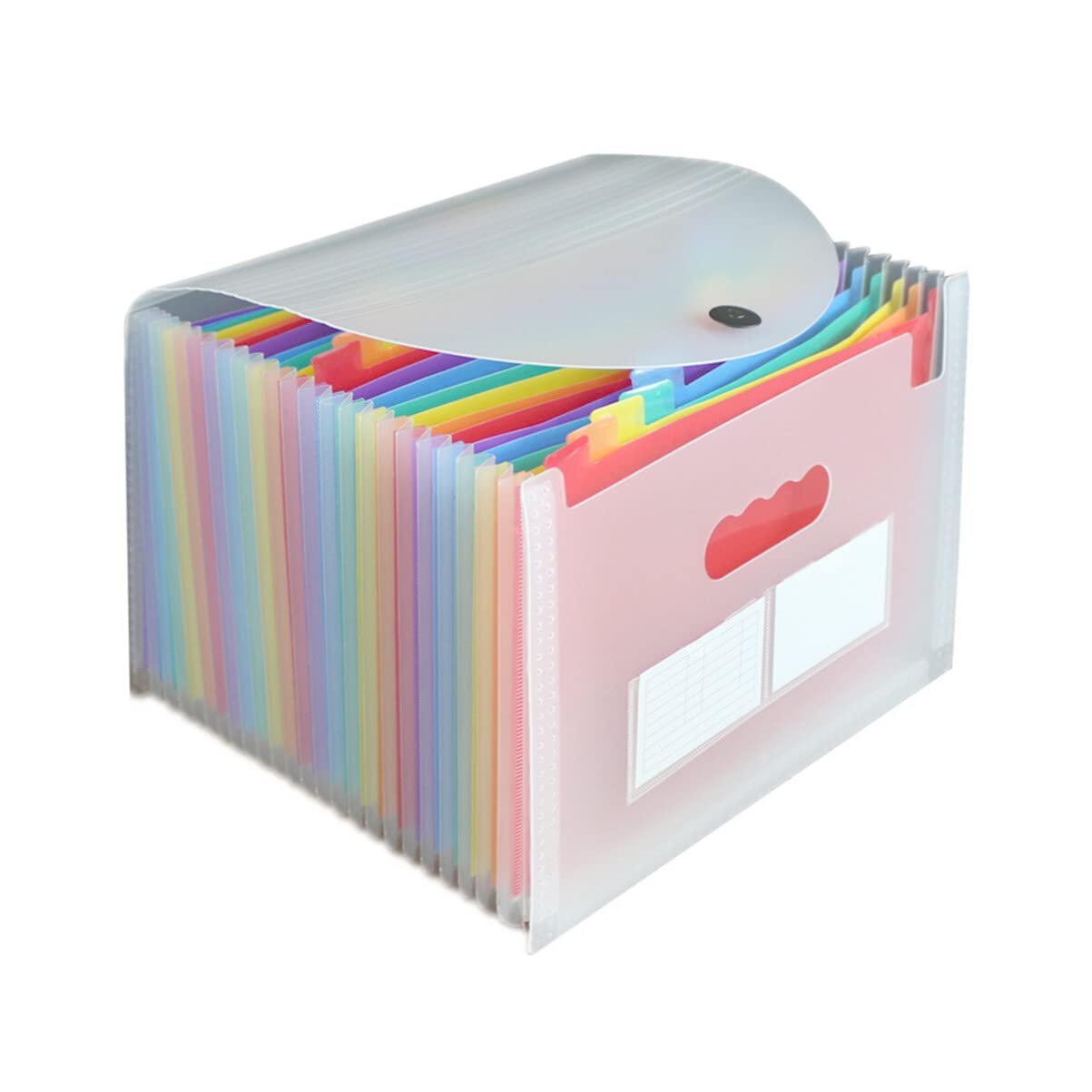 Baluue Carpeta Organizador Expandible De Diseño Transparente y Multi Escuela y