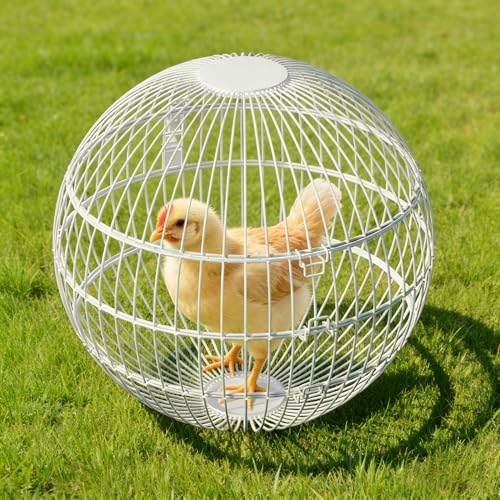 TINAFEITEM Rolling Small Animal Cage 11.8 inches,...