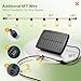 addlon 54(48+6) FT Solar String Lights Waterproof,Patio Lights Solar Powered with Remote & USB Port 15+1 LED Shatterproof Bulbs 3 Light Modes, Dimmable Solar Light for Camping Backyard Garden