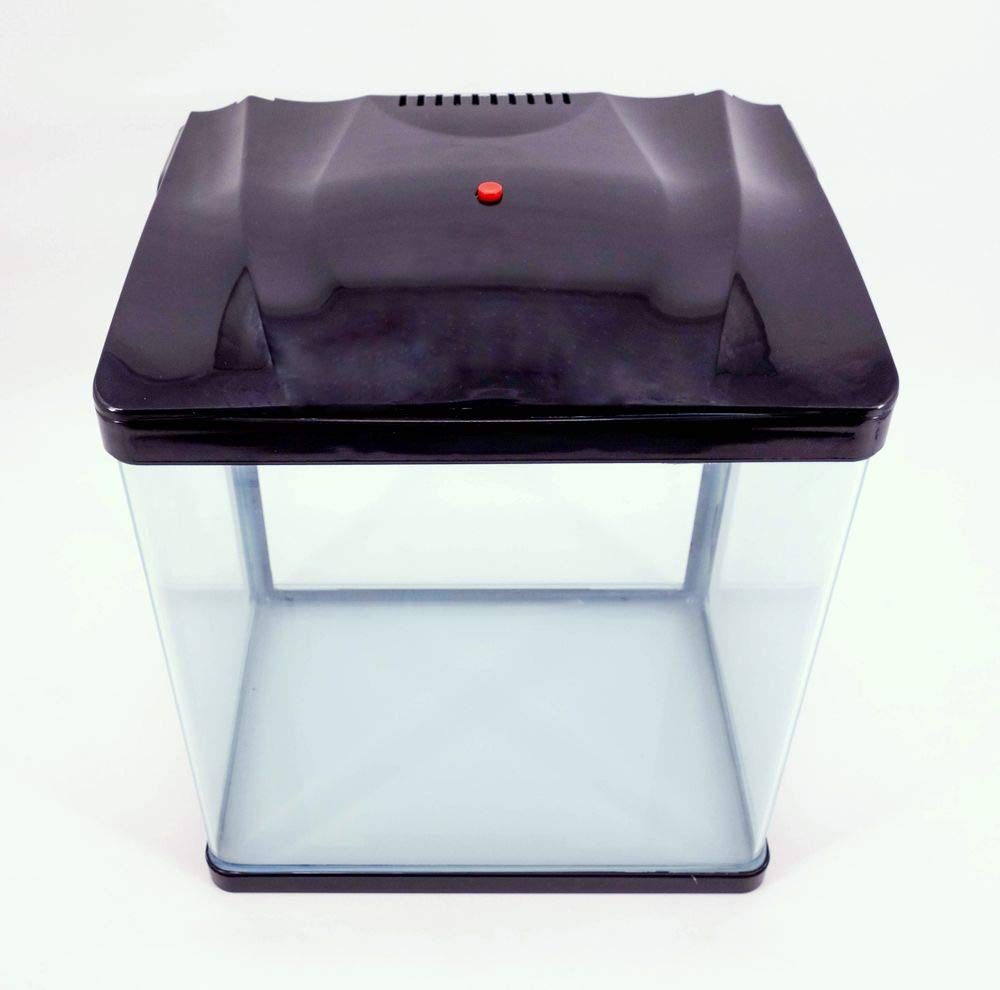 AquaOne HR-300 schwarz inklusive Dekoration Nano Aquarium Komplettaquarium Filteranlage Nanoaquarium Set Filter Beleuchtung