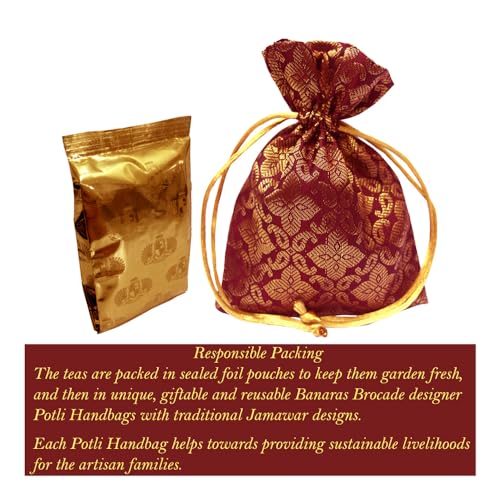 Image of INDIAN SPLENDOR Bollywood Breakfast | Exclusively Handpicked | Premium Blend of ASSAM Granular & DARJEELING Open Black Tea Leaves - 50g (25 Cups).