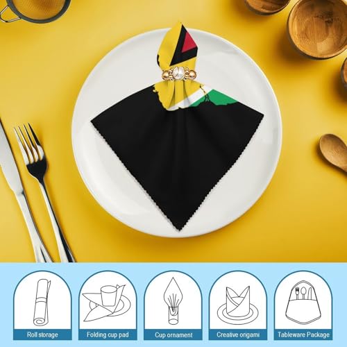 Servilletas de Guyana elegantes para decorar tu mesa de Navidad y bodas 8