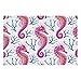 Puzzle personalizzato da 1000 pezzi Puzzle blu e rosso con cavalluccio marino marino Puzzle duro da 1000 pezzi Puzzle da 1000 pezzi 29,53 x 19,69 pollici per bambini adulti Grande regalo educativo