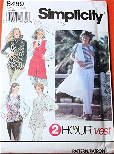 Gilet pour femme Simplicity 8489 patron idéal pour vos tenues du quotidien