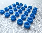 25pcs/Bag Large Type Dental Silicone Instrument Color Code Rings-Blue for sale