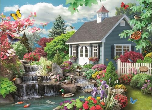 Bits and Pieces - 3000 Piece Jigsaw Puzzle for Adults 81 cm x 114 cm - Dream Landscape - 3000 pc Outdoor Nature Scene Jigsaw by Artist Alan Giana