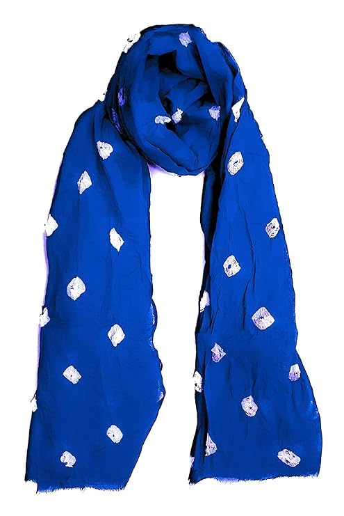 women rajasthani jaipuri dupatta trendy stole wrap | Women's Leheriya Chiffon Dupatta us15