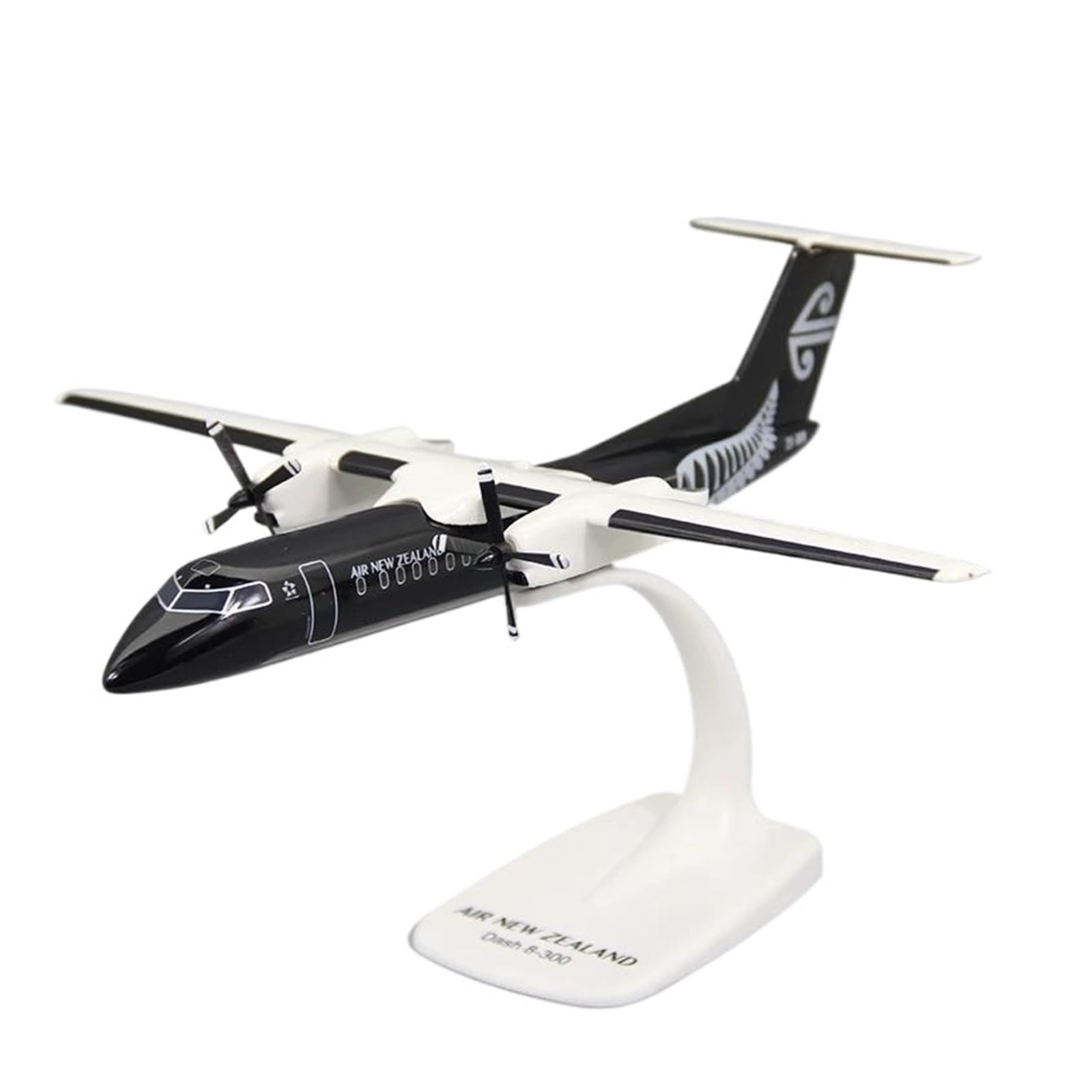 1/100 dla Dash8-Q300 realistyczne modele samolotów ze stopu dla dorosłych wyświetlacz kolekcjonerski