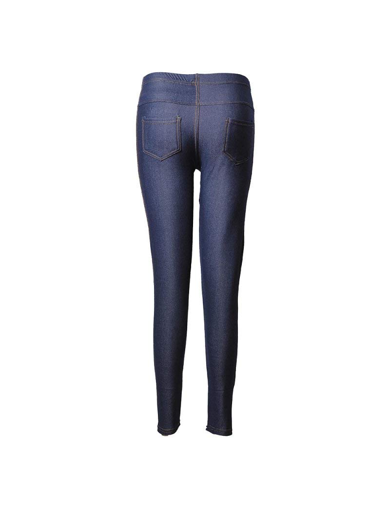 Leggings Donna Invernali Effetto Jeans Caldo E Felpato Gladys PD0926 - Foto 2