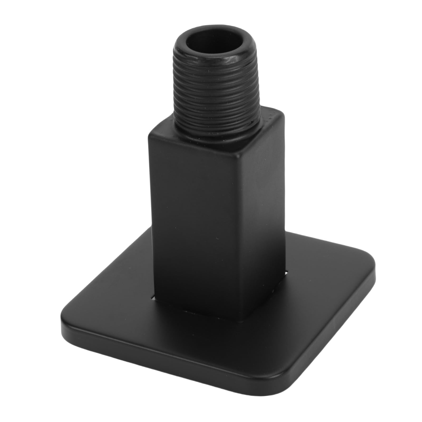 Oreilet 8.5cm Straight Shower Arm, Black Stainless Steel Square Shower Extender, 304 Stainless Steel for Head and Bathroom Decor