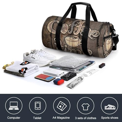 Sac de voyage Pause Café format compact duffel bag 45cm ultra polyvalent