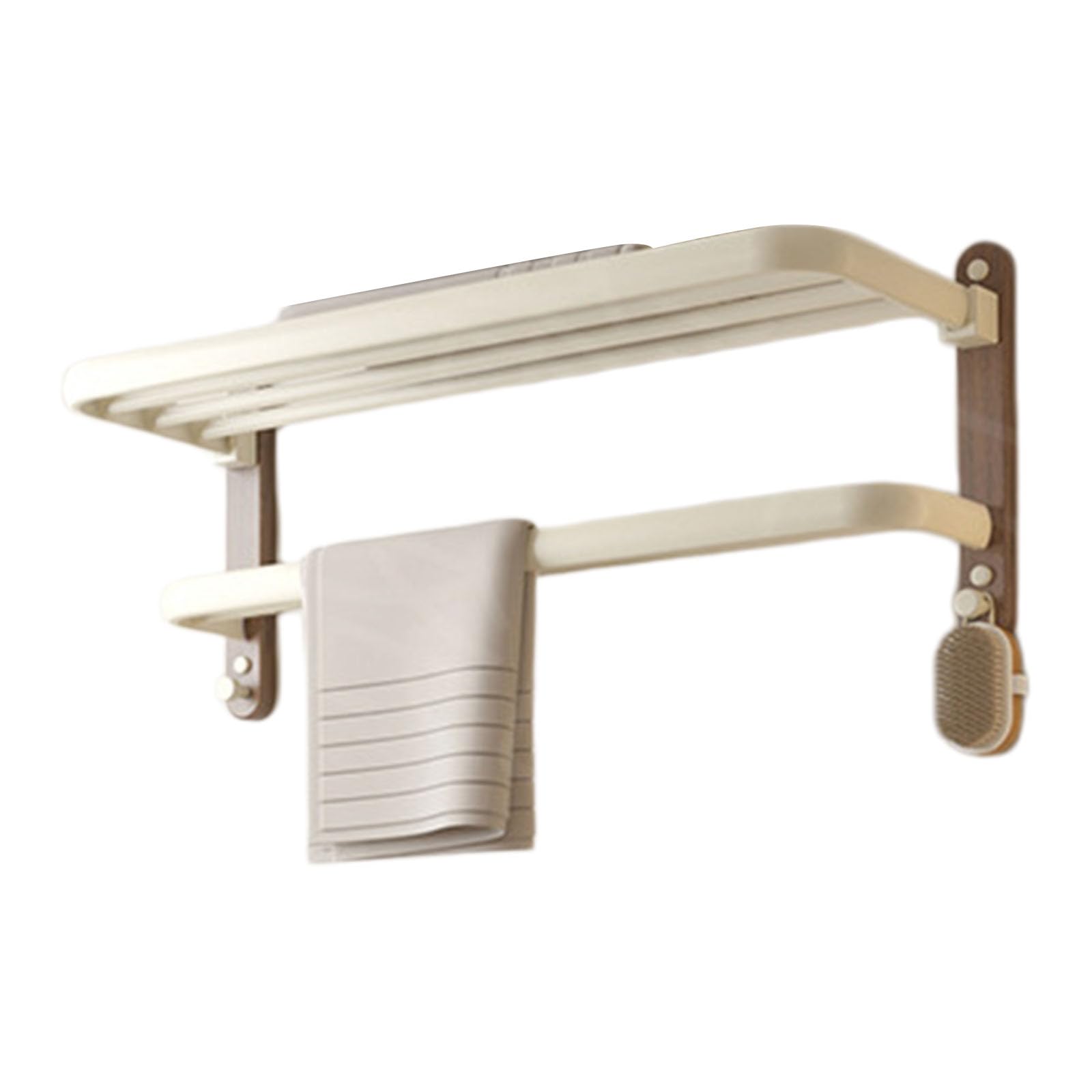 Towel Rails Wall Mounted Rack Multiple Layer Storage SpaceTowel Holder Bathroom Towels Rack Hanger Bath Towel