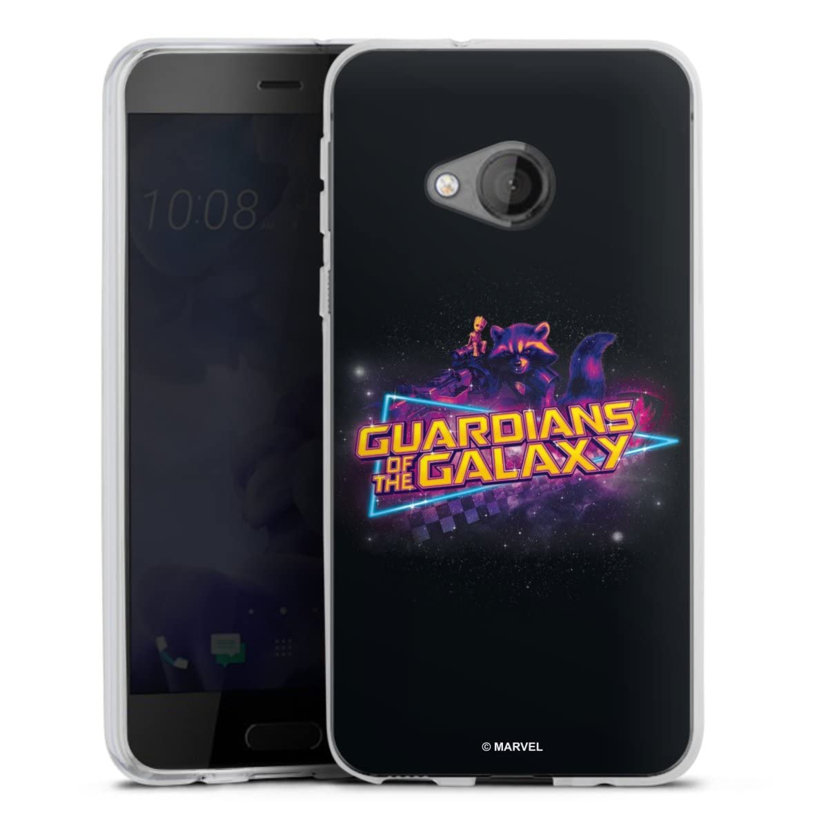 Coque HTC U Play silicone anti-rayures logo Marvel original - 2
