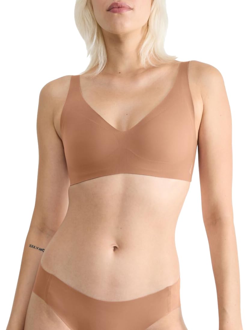 Sloggi Women's ZERO Feel 2.0 Soft bra, NOSTALGIC BROWN, M