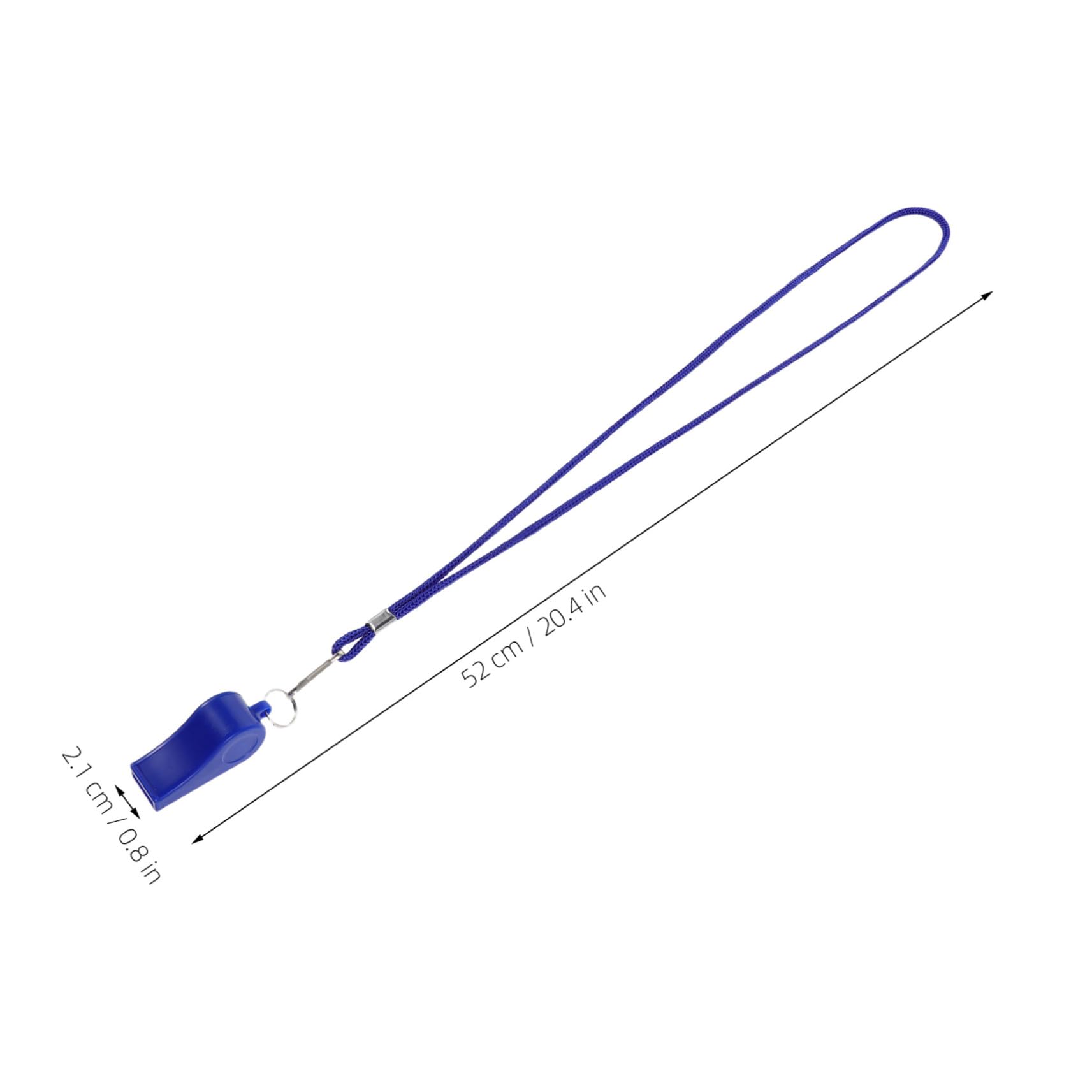 TOYANDONA Fischietto di Sopravvivenza Blu 36 Pezzi Plastica Leggero | Arbitri e Avventure Outdoor, Suono Forte e Portatile, Design Resistente in Poliestere