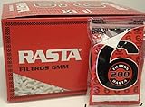filtro 6 mm per pipa  6000 Filtros Rasta 200 6mm (30 bolsas con 200 filtros)