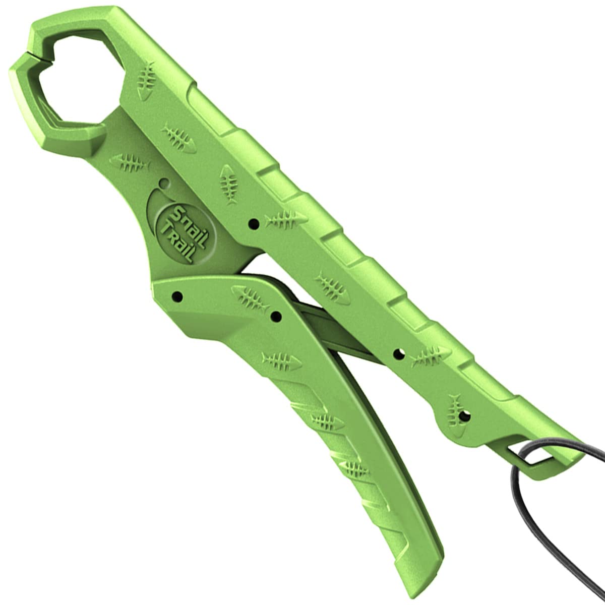 SNAIL TRAIL 7.5''/9'' Floating Fish Gripper, Fishing Grabber, Catfish Mouth Pliers, Caught Bass Holder, Digital Scale Hook Clamp, Saltwater Lip Grip Tool with Lanyard, Gifts for Men