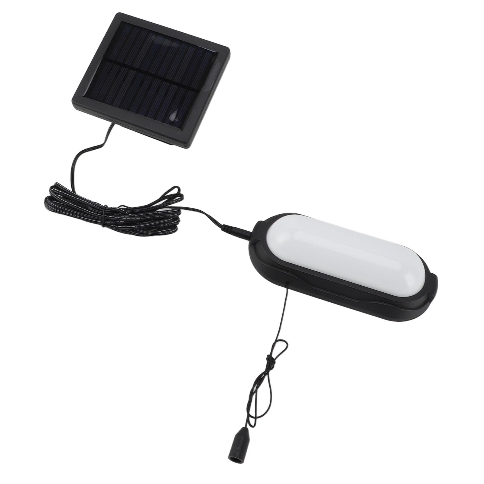 Luci Solari per Interni, Lampadario Solare per Esterni, Capannone Solare, Luce Bianca, Impermeabile, Interruttore a Tirante per Garage, Gazebo, Capannoni, Campeggi, Cortili