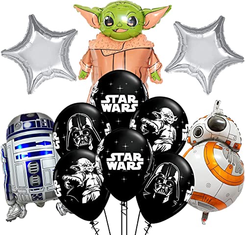 Star Wars Globos para Fiesta 17 Piezas Star Wars...
