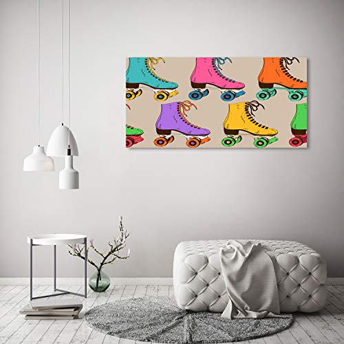 Mural acrylic glass picture Tulup 120x60cm tableau multicolore