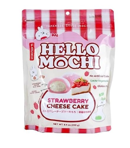 Mochi – Tiramisu & Strewberry Cake & Boba Tea –