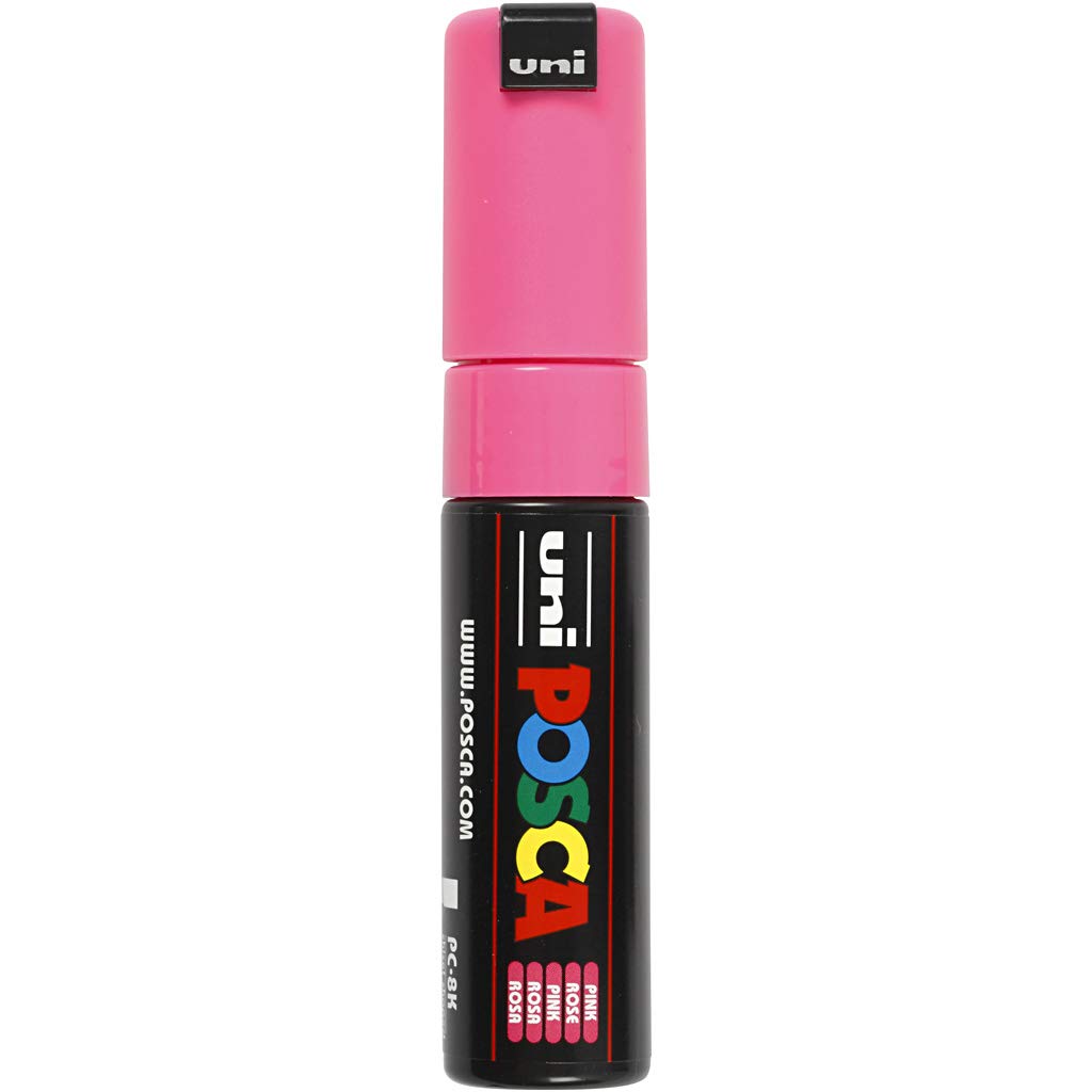 Uni-Ball Posca Broad Chisel Tip Marker - Pink