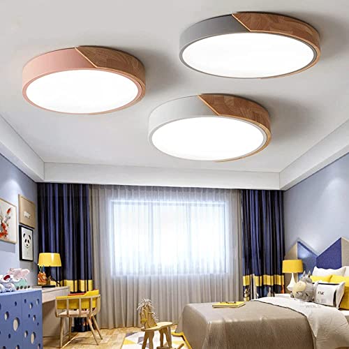 Plafonnier LED graduable 3 couleurs avec abat-jour minimaliste chic - 4