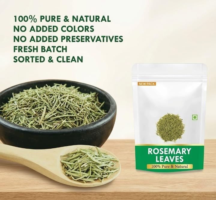 Dry Rosemary Leaves 100% Natural (200 gm) Herbal Tea For Hair Growth