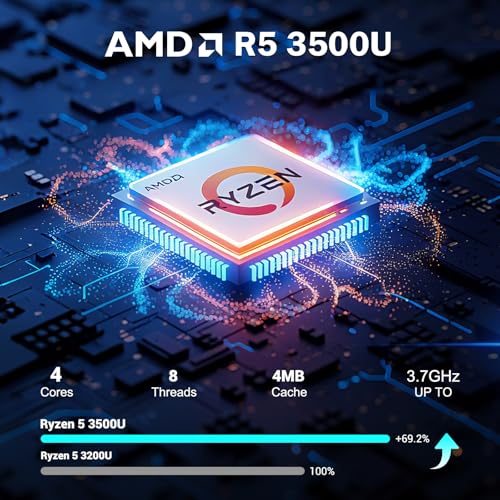 Image of 15.6 inch IPS FHD-Laptop: AMD Ryzen 5 (Beat i5-1135G7), 16GB RAM 512GB SSD | Radeon Vega 8 Graphics & 1 Years Warranty | Win 11 Business & Student Gaming-Notebook, 65W Fast Charge, HD Camera, Numpad, 2026