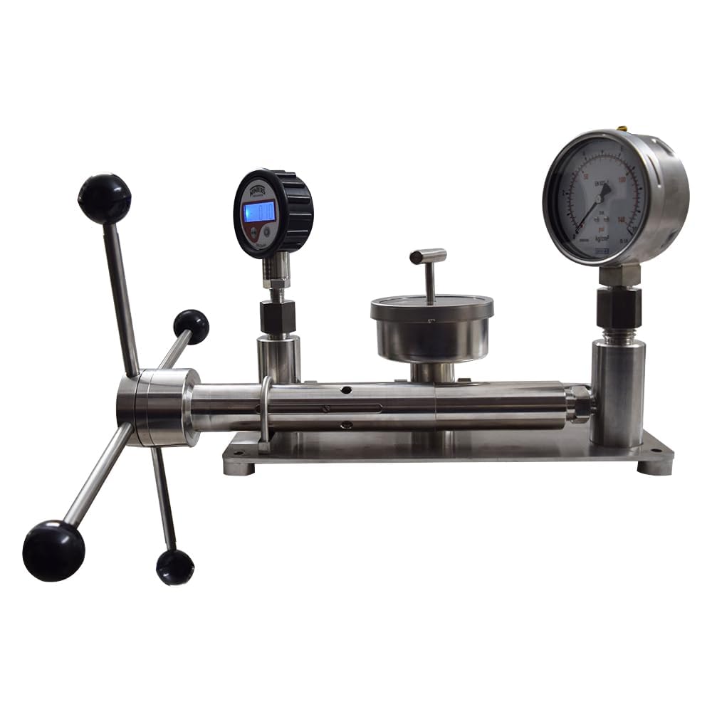 *Spedizione con in 1 giorno* Calibratore di Pressione da Banco, Campo di misura: 0–700 kg/cm² (0–70 MPa), per Laboratori di Calibrazione, Settore Farmaceutico e Petrolchimico, Modello: AI-PCAL1